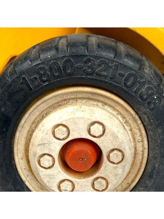 Vintage Little Tykes up and Down Construction Truck / Yellow  Vintage 1990s little Tikes Big Cement Mixer Truck Yellow Kids Construction Toy